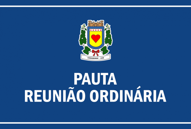 Pauta Reunião Ordinária