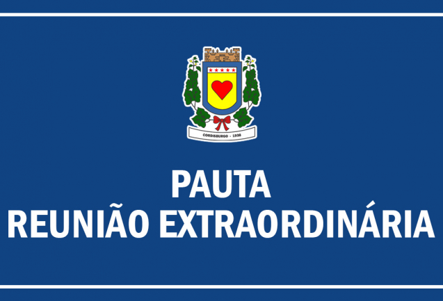 Pauta Reunião Extraordinária