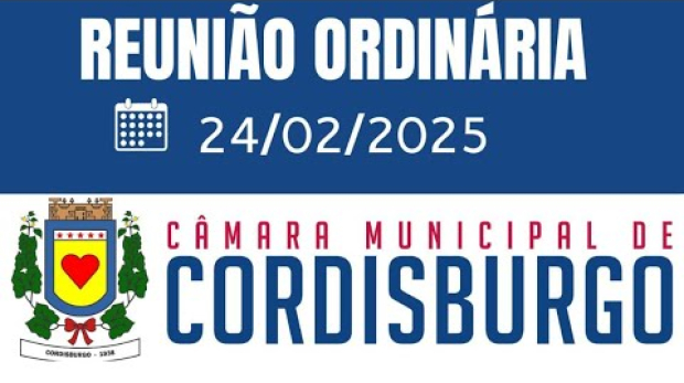 REUNIÃO ORDINÁRIA – 24/02/2025