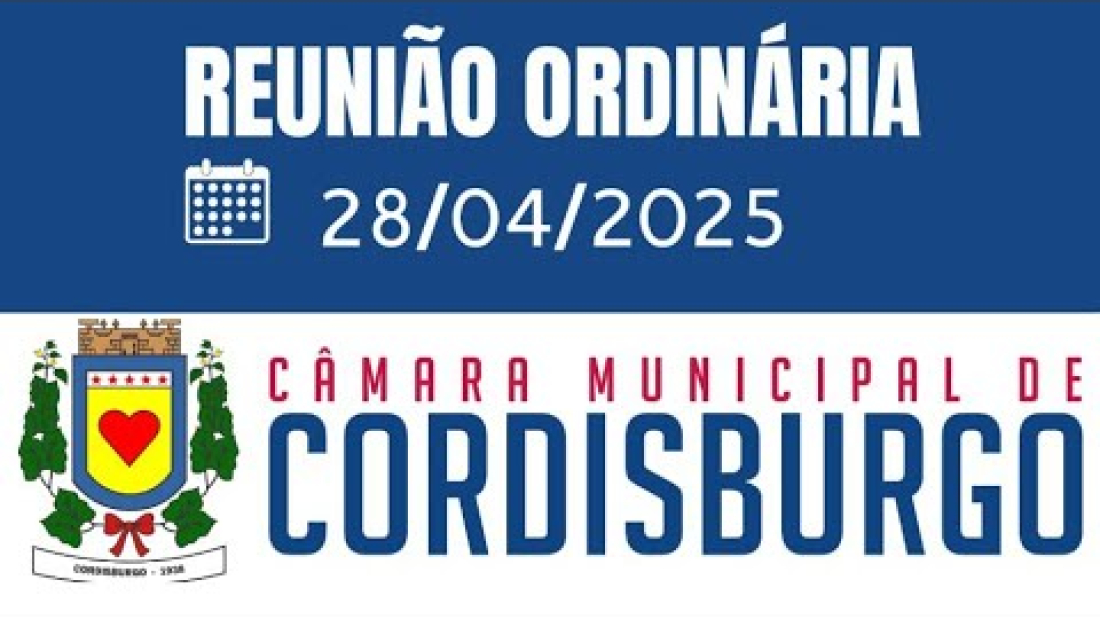 REUNIÃO ORDINÁRIA – 28/04/2025