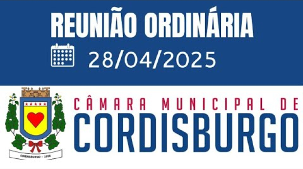 REUNIÃO ORDINÁRIA – 28/04/2025
