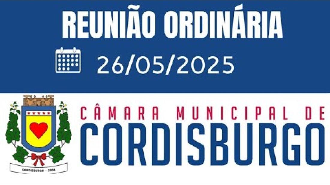REUNIÃO ORDINÁRIA – 26/05/2025