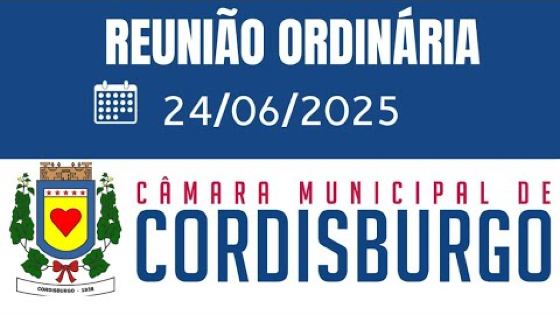 REUNIÃO ORDINÁRIA- 24/06/2025