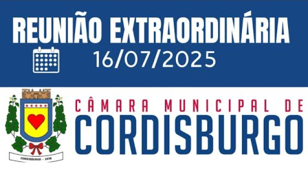 REUNIÃO ORDIÁRIA – 16/07/2025