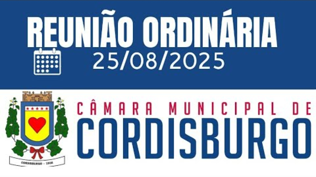 REUNIÃO ORDINÁRIA – 25/08/2025