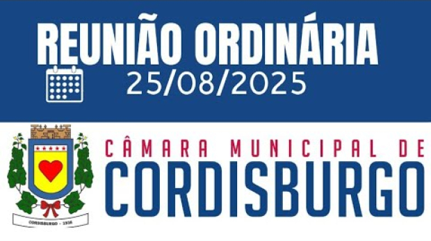 REUNIÃO ORDINÁRIA – 25/08/2025